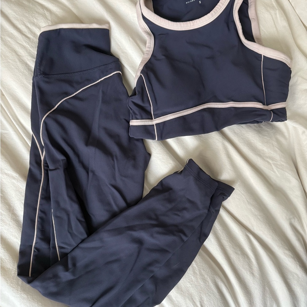 Women's Navy Blue Activewear Set Wilo